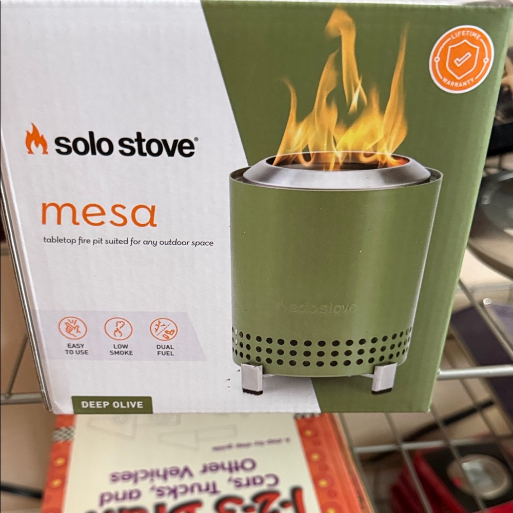 Solo Stove Mesa Tabletop Fire Pit - Deep Olive